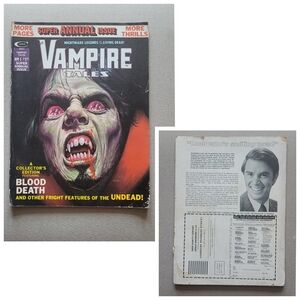 CURTIS 1975 Vampire Tales Super Annual Issue Comic Book